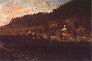 Wojciech Gerson Mountain-foot scenery. oil painting